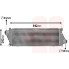 VAN WEZEL Ladeluftkühler 30004217