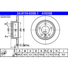 Bremsscheibe Mini T. Countryman/Paceman 1.6-2.0 10-16 | 24.0110-0358.1