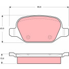 Bremsklötze HA | ALFA 156 01 | GDB1520