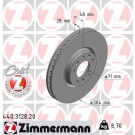 ZIMMERMANN Bremsscheibe | 440.3128.20