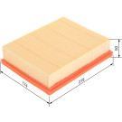 Luftfilter | MERCEDES A,B-Klasse | 1457433585