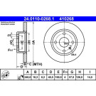 Bremsscheibe | 24.0110-0268.1