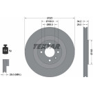 Bremsscheibe Citroen P. Ds3 1.2-1.6 09 | 92267103