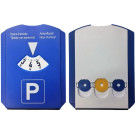 40630 Parkscheibe PVC mit Geldfächer 40630 Parkscheibe PVC mit Geldfächer