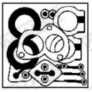 Montagesatz Schalldämpfer | FORD Fiesta 1.4TDCi 01 | 86407