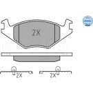 Bremsbelagsatz Vw P. Golf/Jetta/P | 252088715