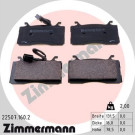 ZIMMERMANN Bremsbelagsatz, Scheibenbremse | 22507.160.2