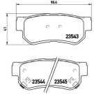 BREMBO Bremsklötze HA | HYUNDAI Getz KIA Opirus 01 | P 30 014