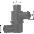 Gates Thermostat | LADA Niva 1.6 | TH14580