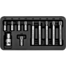 YT-0415 Bitsatz Spline 11-Tlg. Metallkasten