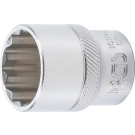 BGS Steckschlüssel-Einsatz Zwölfkant | Antrieb Innenvierkant 12,5 mm (1/2"""") | SW 22 mm | 10642