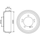 Bremstrommel | RENAULT | 0 986 477 169
