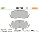 VALEO Bremsbeläge 302754