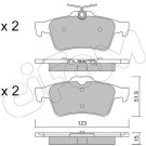 CIFAM Bremsbelagsatz, Scheibenbremse 822-337-3