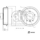 FEBI BILSTEIN Bremstrommel 184060