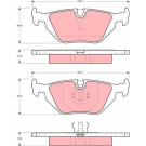 TRW Bremsbeläge GDB1189