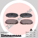 ZIMMERMANN Bremsbeläge