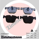 ZIMMERMANN Bremsbelagsatz, Scheibenbremse | 23309.970.1