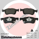 ZIMMERMANN Bremsbelagsatz, Scheibenbremse | 26594.175.1
