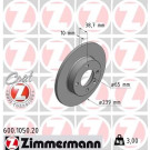 ZIMMERMANN Bremsscheibe | 600.1050.20