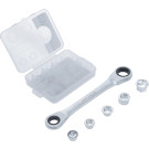 BGS Ratschen-Ringschlüssel mit Adaptersatz SW 8 - 19 mm 6-tlg BGS Do it yourself 71016