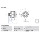 Lichtmaschine | RENAULT,NISSAN | 0 986 080 290