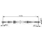 1 987 482 012 Seilzug, Feststellbremse