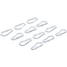 BGS Karabinerhaken-Sortiment 5 x 50 mm 12-tlg BGS Do it yourself 85790