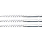 BGS Nylonbürste | 8 mm | Antrieb Außensechskant 6,3 mm (1/4"""") | 3-tlg | 3078-8-N