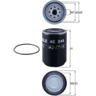 MAHLE Kraftstofffilter | KC 249D