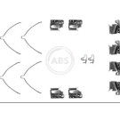 A.B.S. Zubehör, Bremsbeläge 1268Q