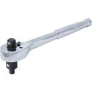 BGS Umschaltknarre Vollstahl feinverzahnt 3-in-1 Abtrieb Außenvierkant 6,3 mm (1/4 ) / 10 mm (3/8 ) / 12,5 mm (1/2 ) BGS Do it yourself 71015