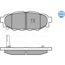 Bremsbelagsatz Subaru T. Legacy 03-/Impreza 07- Mit Sensor | 025 242 7114/W