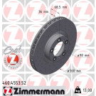 ZIMMERMANN Bremsscheibe | 460.4553.52