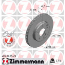 ZIMMERMANN Bremsscheibe | 400.1435.20
