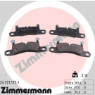 ZIMMERMANN Bremsbeläge 24721.175.1