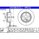 Bremsscheibe Db T. W246/W176 1.5-2.1 11 | 24.0109-0173.1