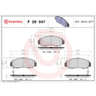 BREMBO Bremsklötze VA | HONDA FR-V 04-09 | P 28 047