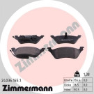 ZIMMERMANN Bremsbeläge 24036.165.1