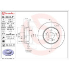 15 482 105 Bremsscheibe HA | MERCEDES SL 89-04 | 08.D340.11