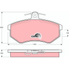 Bremsklötze VA | AUDI 80,90,VW Passat 83 | GDB430