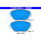Bremsbelagsatz Toyota P. Rav 4 1.8-2.4 Vvti 4Wd 00-05 | 13.0460-5848.2