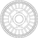 Bremstrommel mit Radlager | RENAULT Captur, Clio, Zoe 12 | DB4557MR
