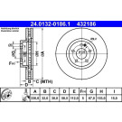 Bremsscheibe | 24.0132-0186.1