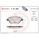 BREMBO Bremsklötze VA | FIAT Idea 03 | P 23 099