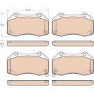 Bremsklötze VA | OPEL CORSA D 2011 | GDB1979