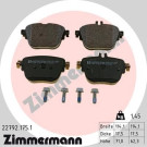 ZIMMERMANN Bremsbelagsatz, Scheibenbremse | 22792.175.1