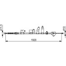 1 987 482 438 Seilzug, Feststellbremse