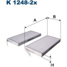 FILTRON Filter, Innenraumluft K 1248-2x