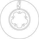 Bremsscheibe Ford P. Transit 2.2-3.2 Tdci 06-14 | DF6781S
